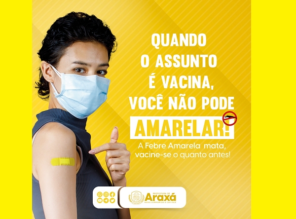 Saúde alerta população sobre cuidados a Febre Amarela